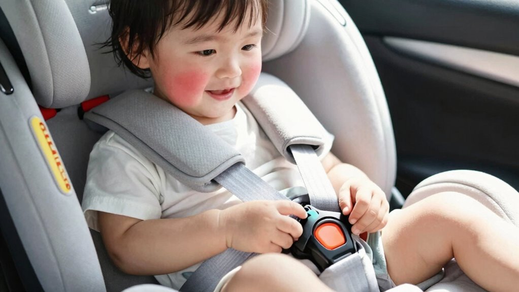 teach child proper seatbelt fit