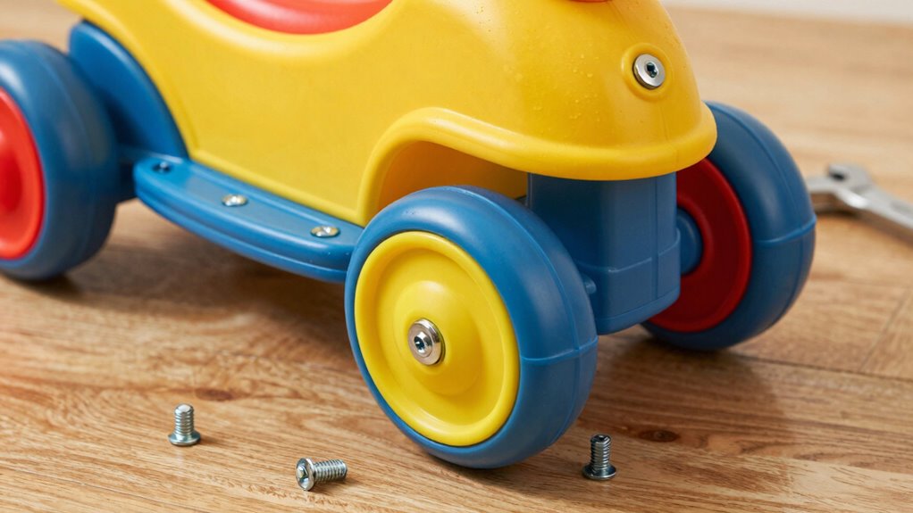 tighten fasteners for stability