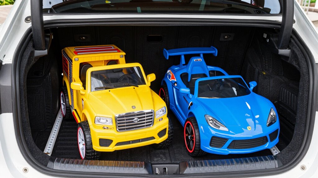 transporting large ride ons safely