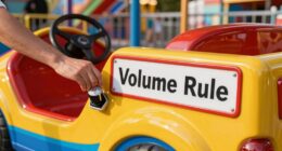 volume regulation for ride ons