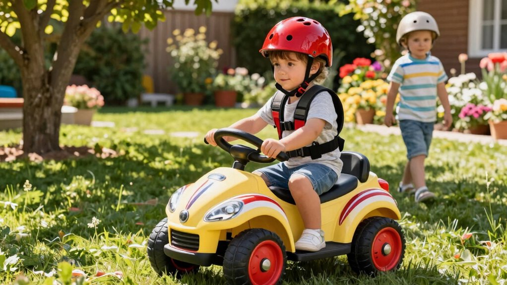 wear bright safe helmets