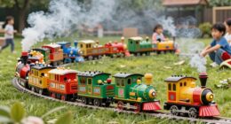 battery powered ride on trains