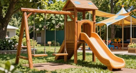 best wooden swing sets