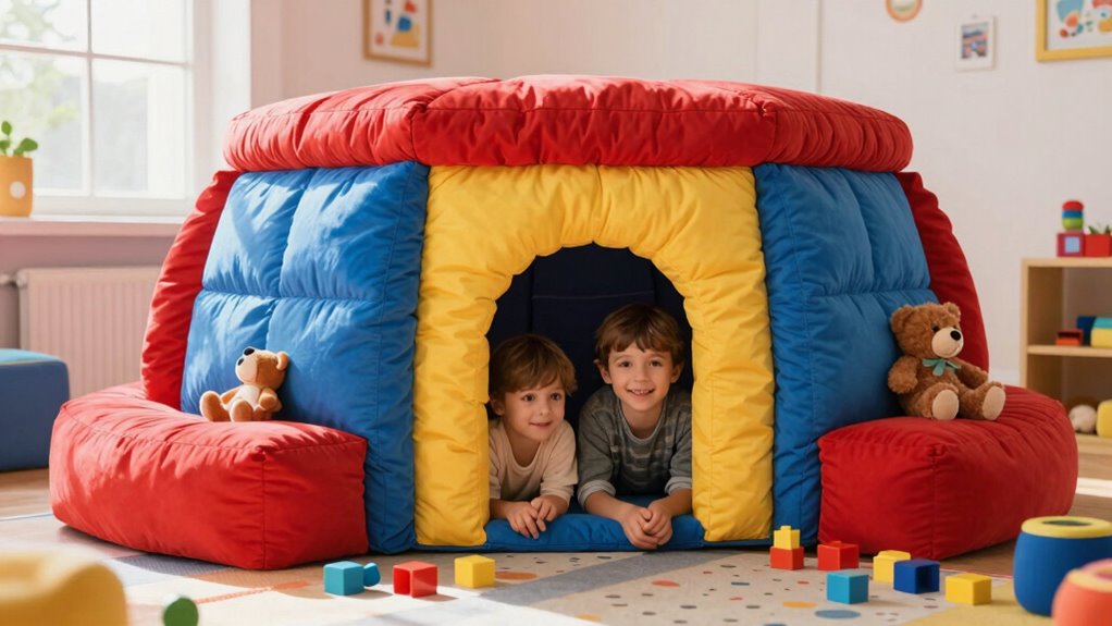 kids foam couch forts