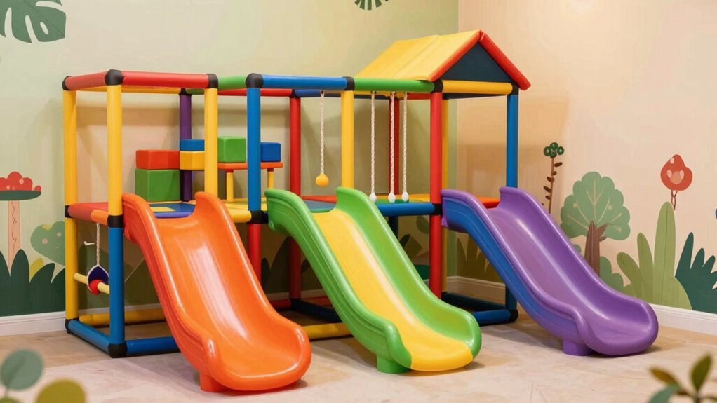 toddler rainbow jungle gyms