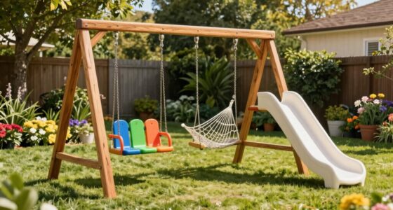 top backyard swing sets