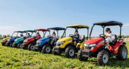 top electric ride on tractors