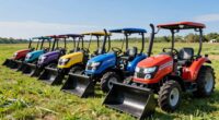 top electric ride on tractors