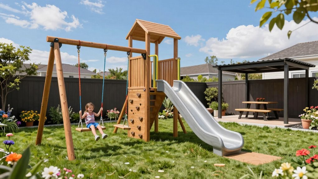 top multi activity swing sets