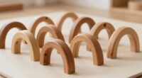 top natural wooden arches
