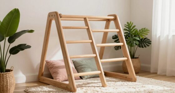 top wooden climbing arches