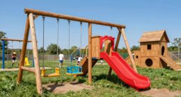 top wooden play structures