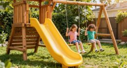 top wooden swing sets