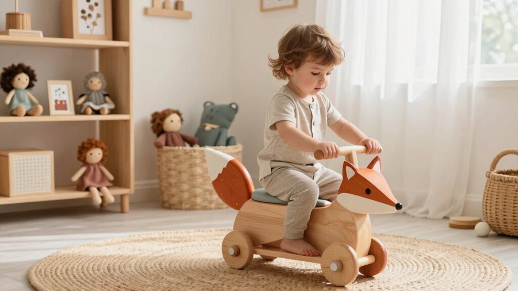 balanced ride on toy use