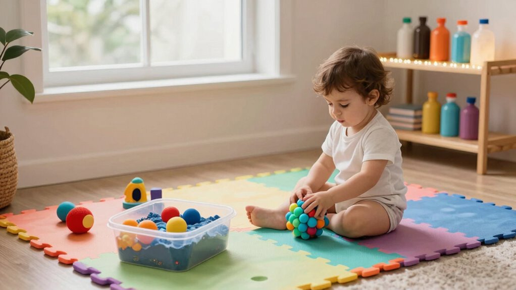 calm engaging toddler sensory space