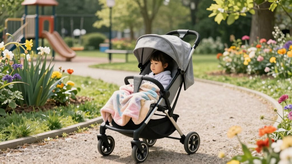 calming stroller wagon walks