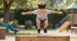 child shows advanced coordination
