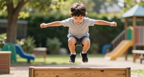 child shows advanced coordination