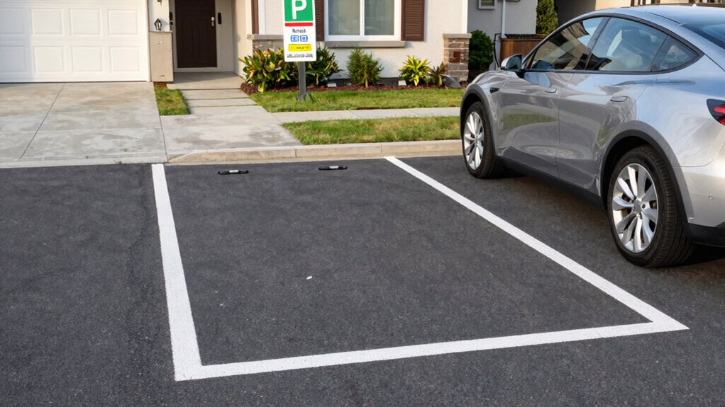 clear parking rules and security