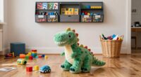 clear surrounding toy area