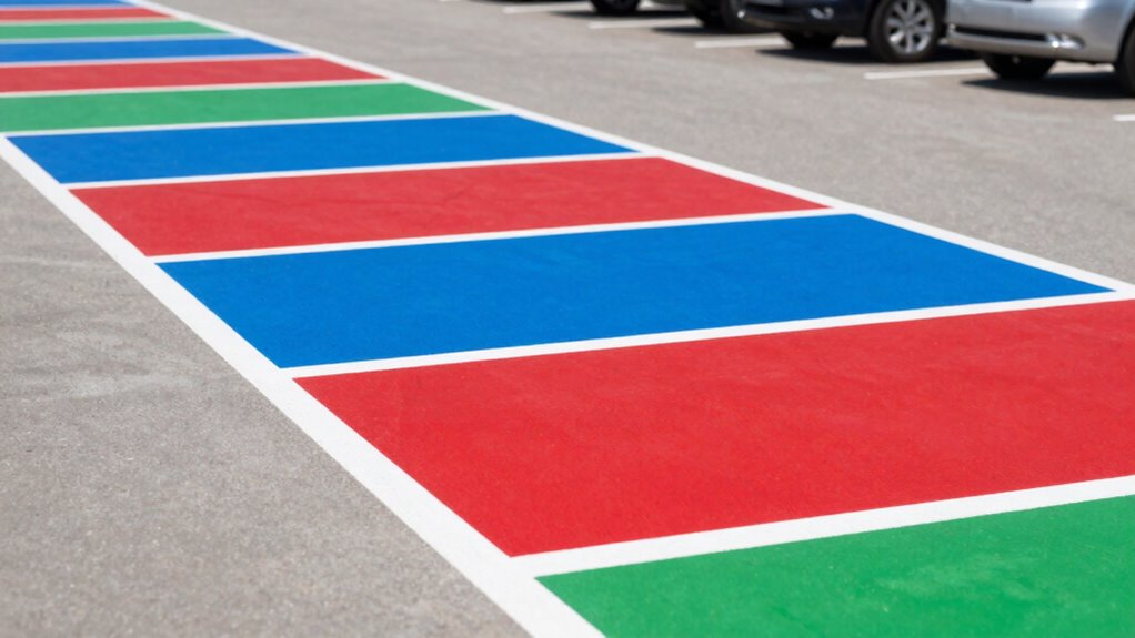 color coded parking efficiency