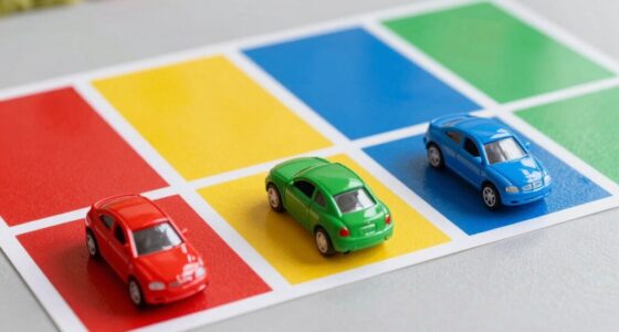 color matching parking spots