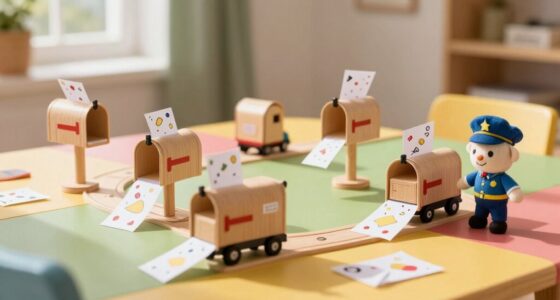 create a pretend mail route
