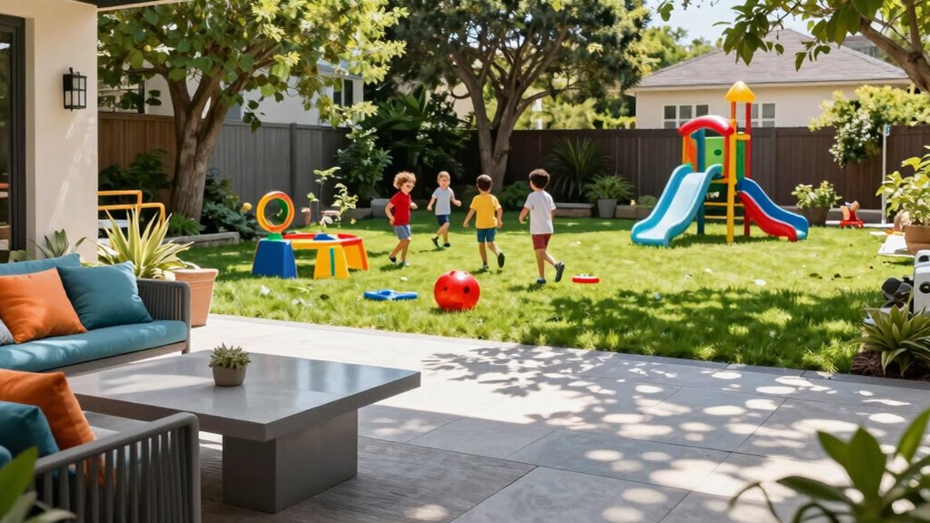 create diverse outdoor play areas
