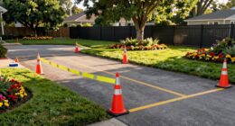 designate outdoor safety areas