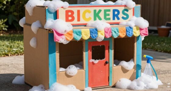 diy cardboard car wash