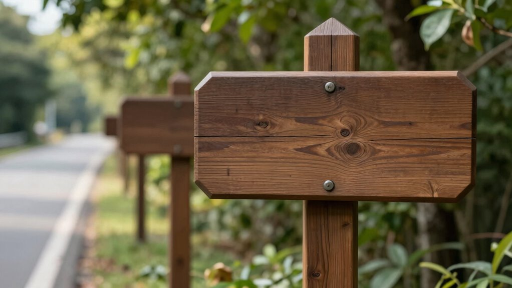eco friendly natural road markers