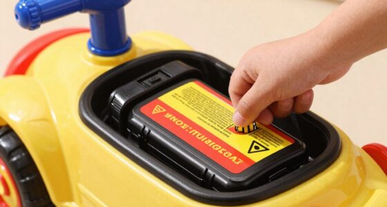 electric ride on battery safety