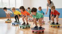 enhances balance and coordination