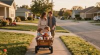 evening family walk routine