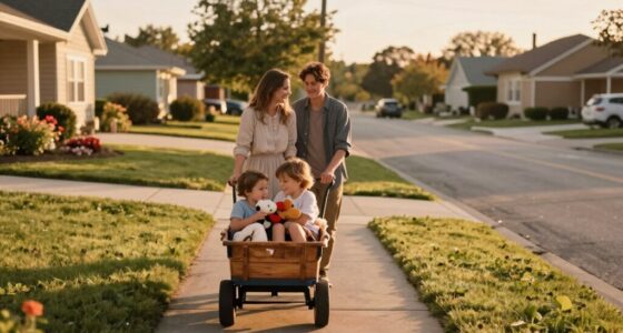 evening family walk routine