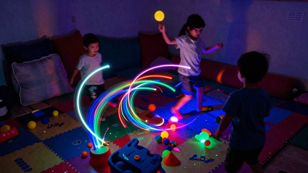 evening indoor sensory play