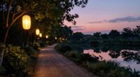 evening lantern outdoor rides