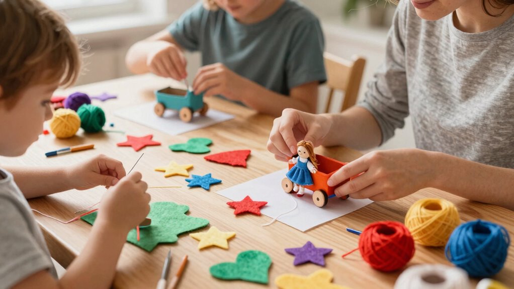 family creative crafting projects