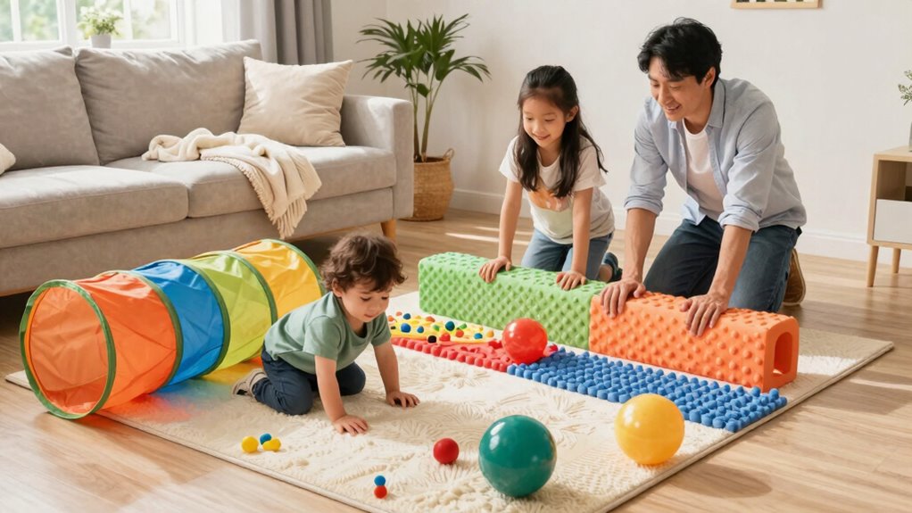 family sensory activity routine
