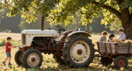 farm equipment storytelling charm