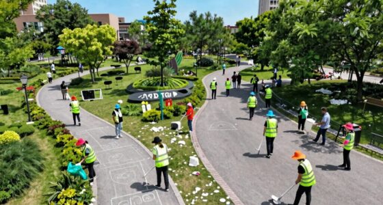 gamified cooperative cleaning routes