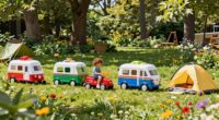 imaginative camping vehicle play