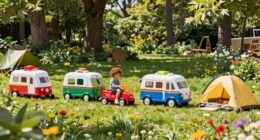 imaginative camping vehicle play