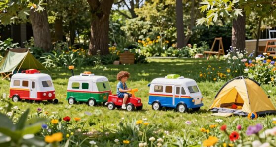 imaginative camping vehicle play