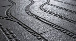 indoor textured road surfaces