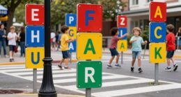 interactive alphabet road signs