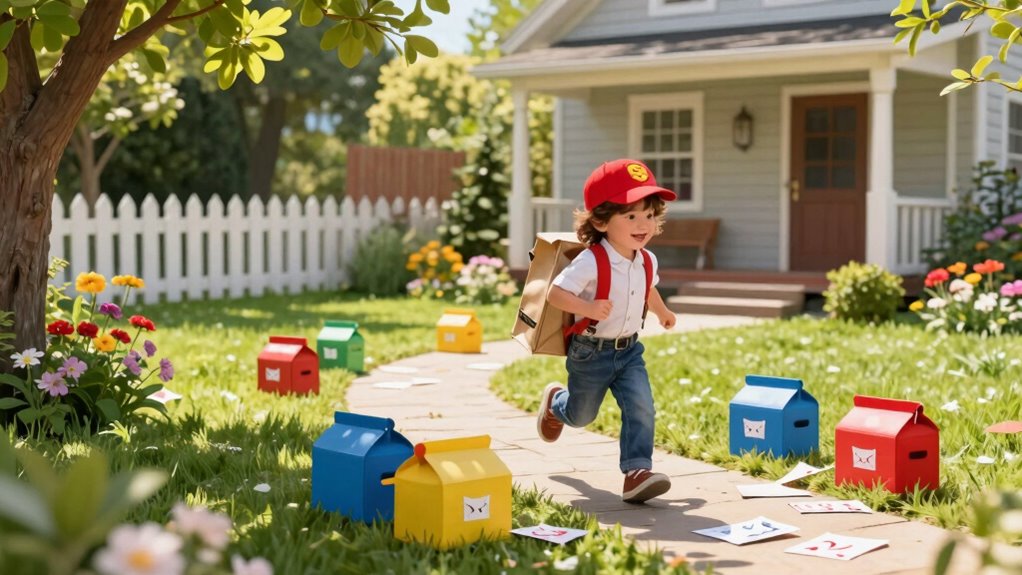 interactive house mail game