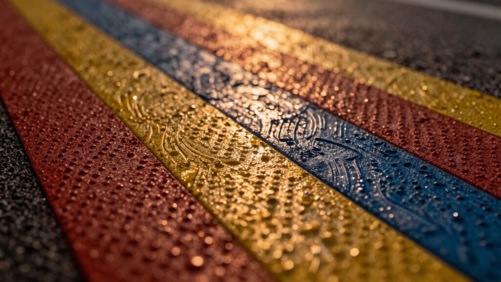interactive textured safety surfaces