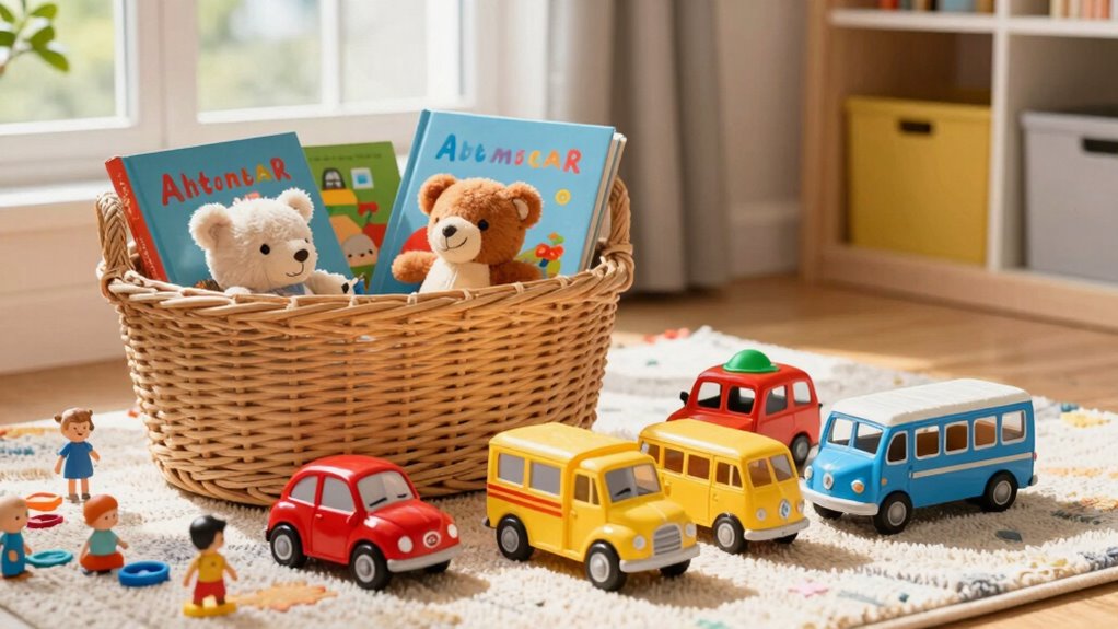 interactive vehicle themed sensory play