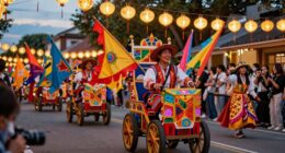 lanterns banners small wheels